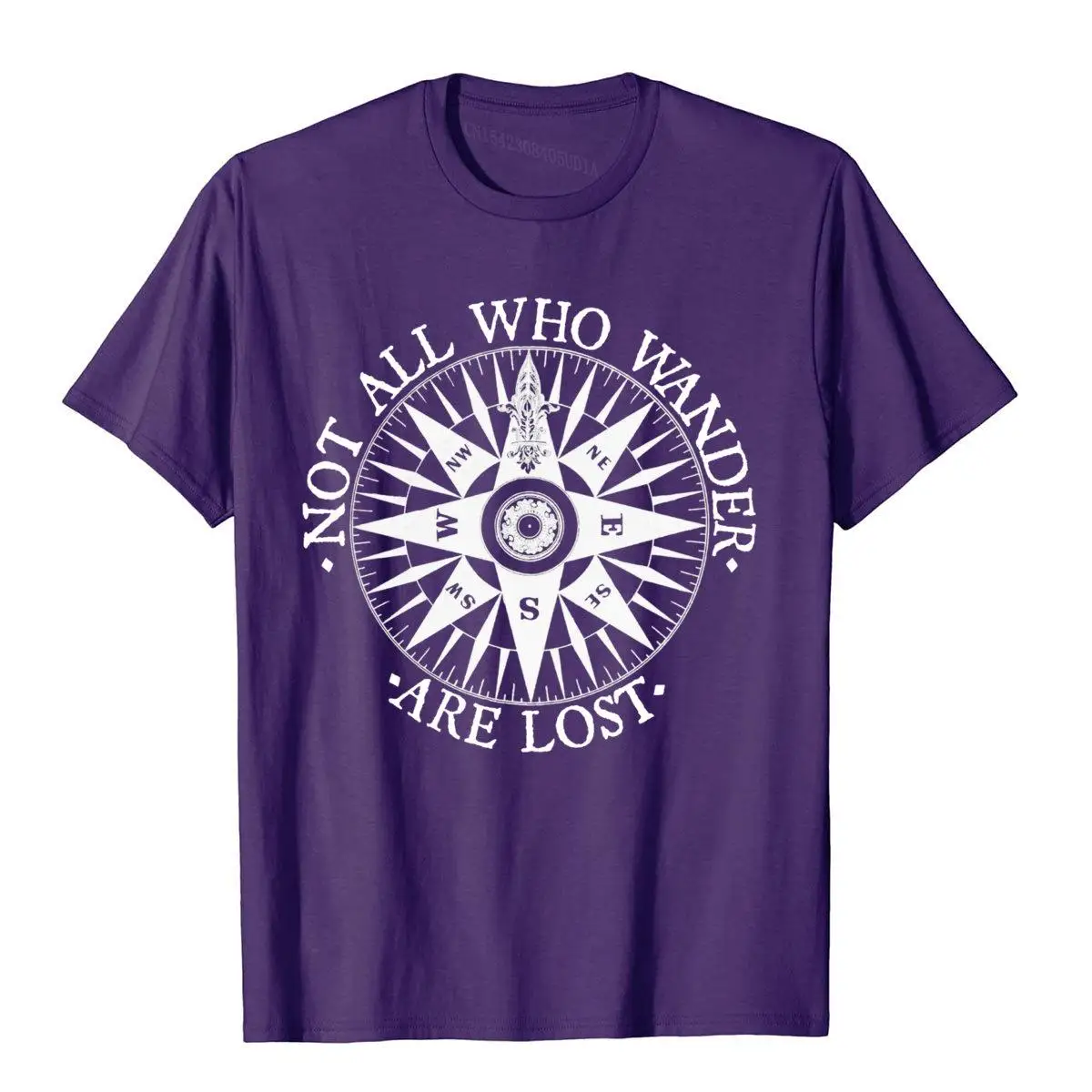 Not All Who Wander Are Lost T-shirt Traveler Tee for Nomads__97A1748purple