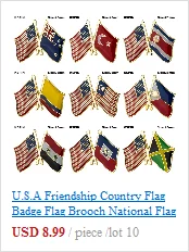 Netherlands and Turkey Friendship Badge Metal Lapel Pins for Clothes Badge on Backpack Brooch Jewelry 10pcs XY0344