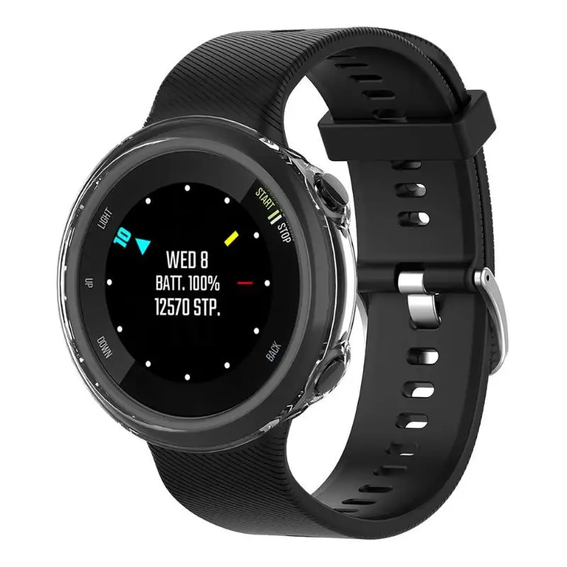 ALLOYSEED мягкий прозрачный ТПУ защитный чехол для Garmin Forerunner 45 S 45 Smartwatch Защитный чехол оболочка рамка
