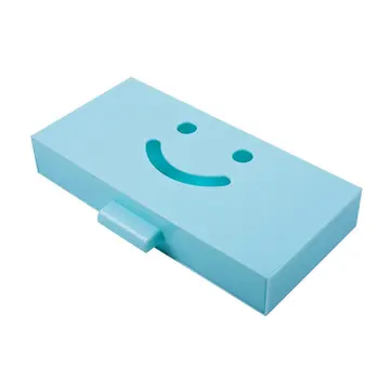 

Desk Bottom Storage Box Large Capacity Student Stationery Box Smiley Face Shape Drawer Pen Case