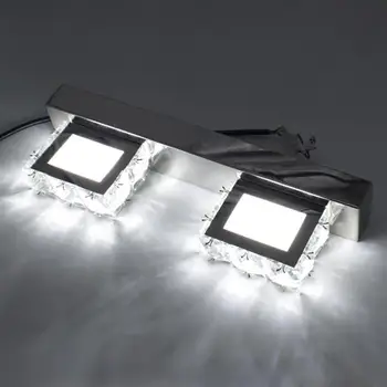 

12W ZC001210 Four Lights Crystal Surface Bathroom Bedroom Lamp White Light