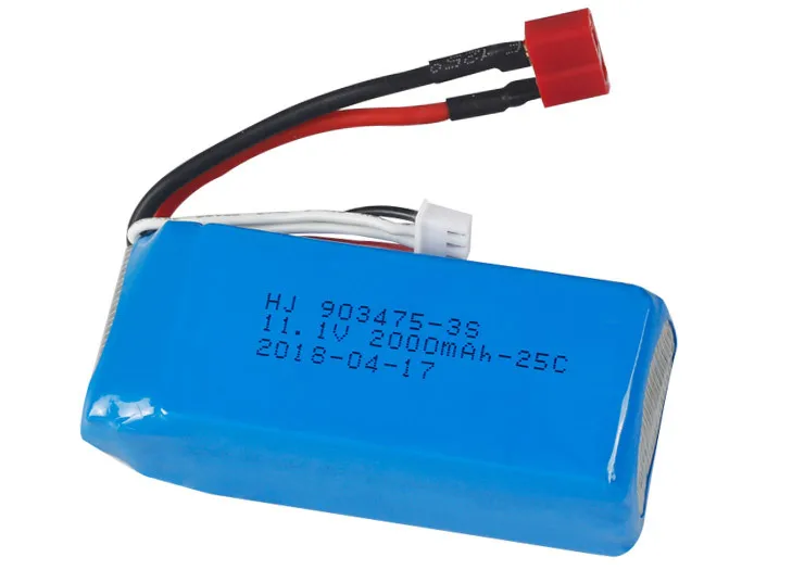 

Upgrade Boat 11.1V 2000mAH Battery Parts For n FT012i 734 RC Boat Rechargeable Battery