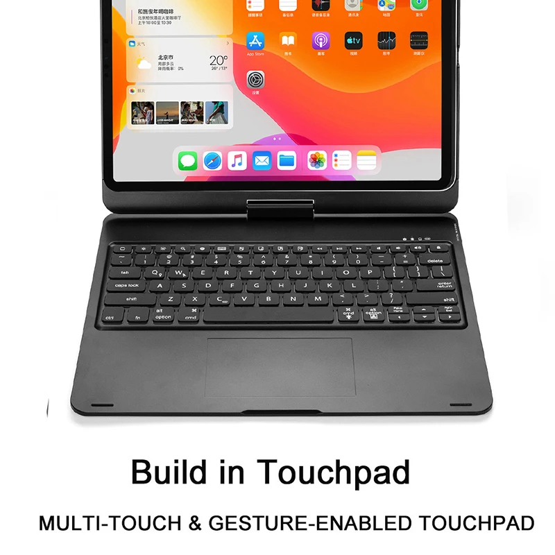 Bluetooth 5.1 Keyboard Case for iPad pro 12.9 2020