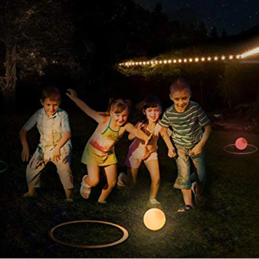 Decorative Home Foldable Portable Bedside Night Light Waterproof Silicone Anti-fall Led USB Coconut Lamp Outdoor Indoor Camping