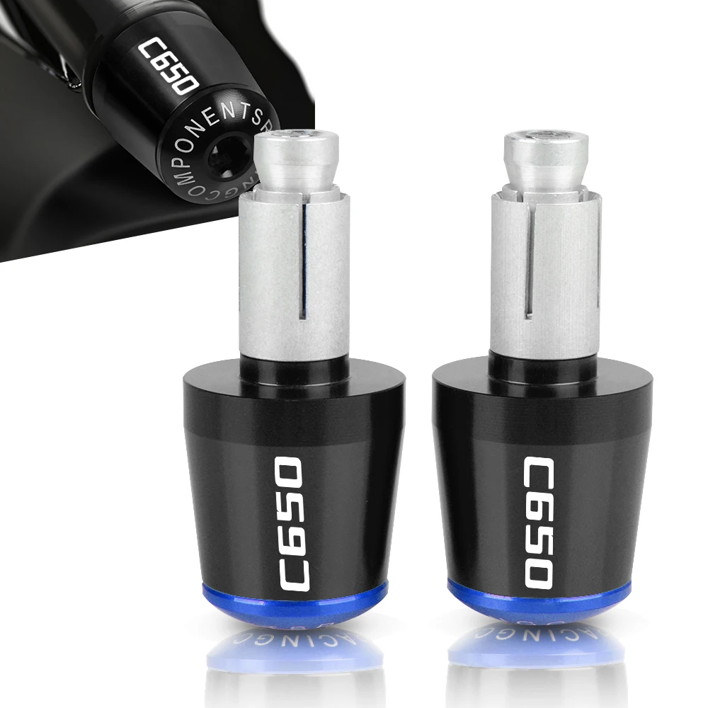 

For BMW C650SPORT 2015 2016 2017 2018 2019 2020 Motorcycle C650 SPORT 7/8" 22MM Handlebar Hand Grips Handle Bar End Cap