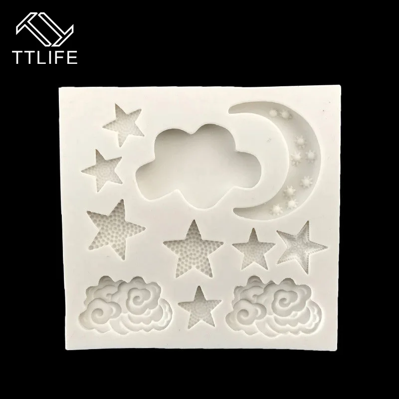 TTLIFE 2018 Новинка Луна звезды облака силиконовая форма Кухонные гаджеты домашний