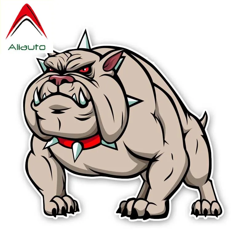 Забавная Автомобильная наклейка Aliauto Angry Dog ПВХ автомобильные аксессуары для Honda