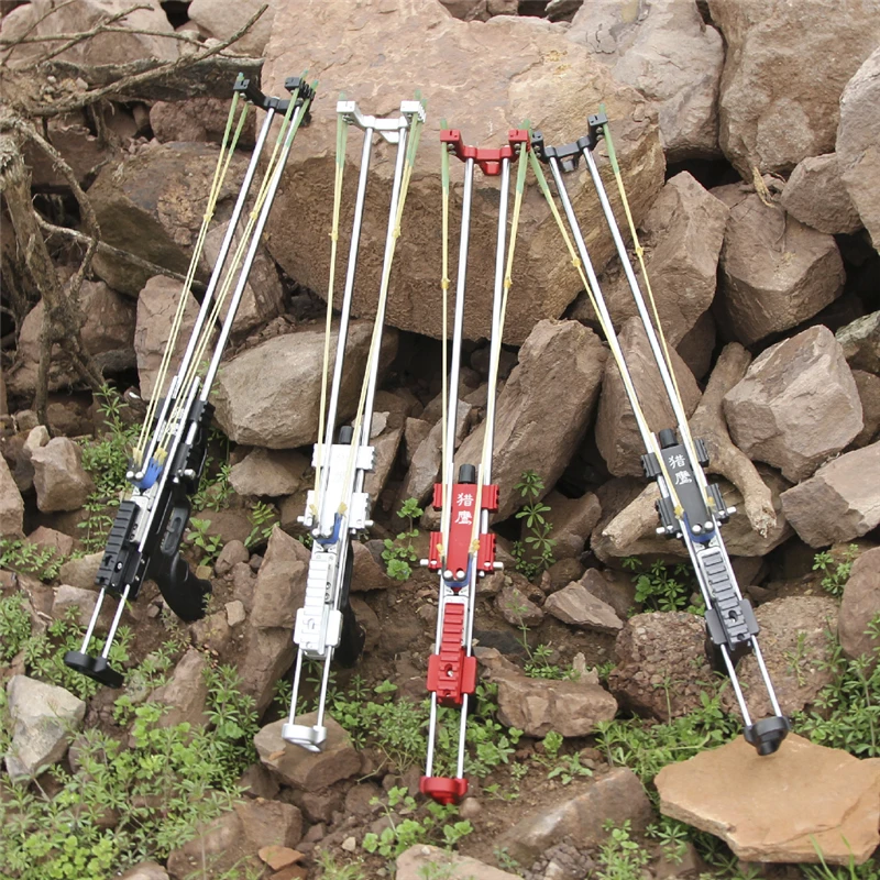 NewWolfKingSlingshotHuntingPowerfulCatapultMechanicalSlingshot