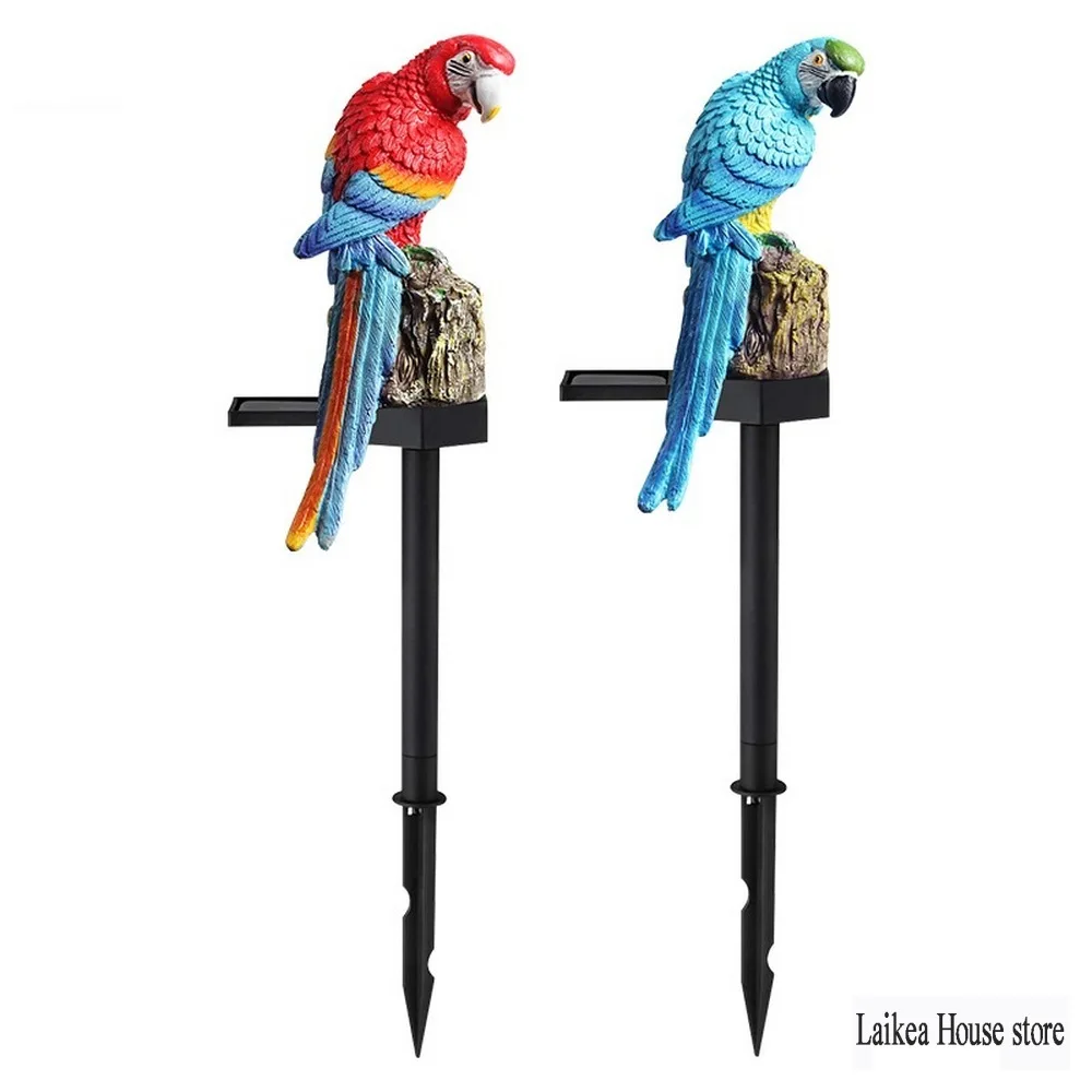 

Solar Parrot Lamp 2020 New Garden Lawn Road Landscape Decoration Lamp Outdoor Waterproof Light Control Ground Plug Lamp Crafts