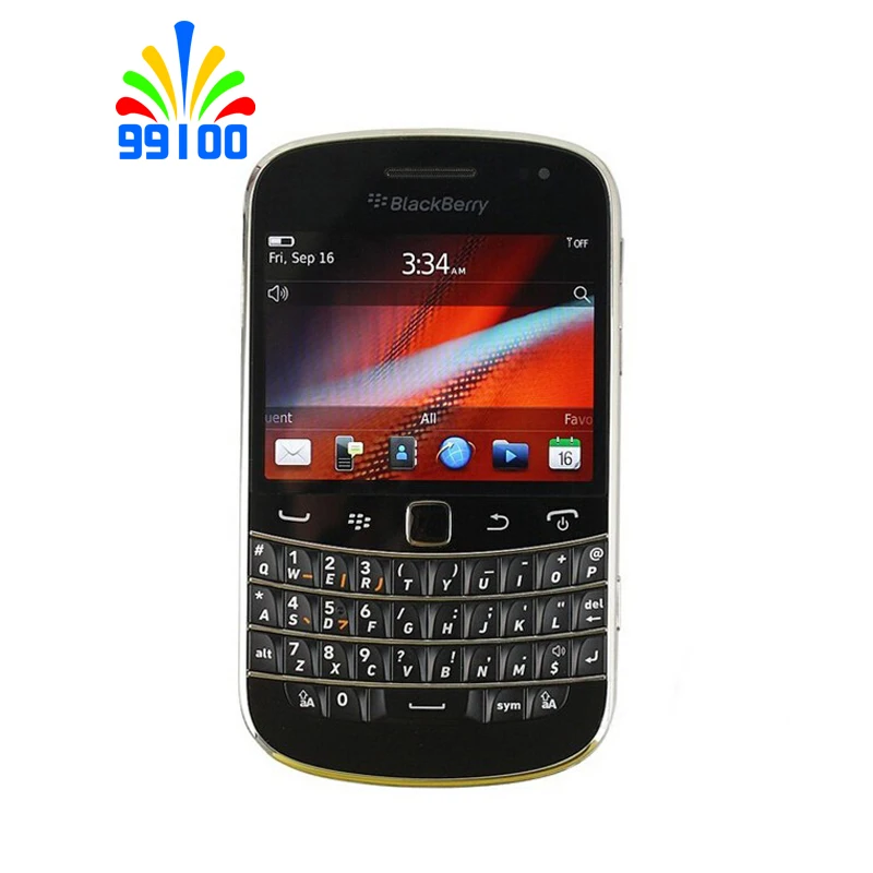 Original Unlocked Cell Phone Blackberry Bold 9900 Qwerty keypad 2G/3G network 2.8&quot screen Smartphone | Мобильные телефоны и