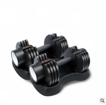 

High quality fashion design gym use wholesale baking paint adjustable weight 20kg a pair of dumbbells to set the best price