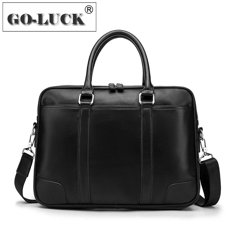 2020 New Business OL 14' Laptop Computer Briefcases Leather Top handle