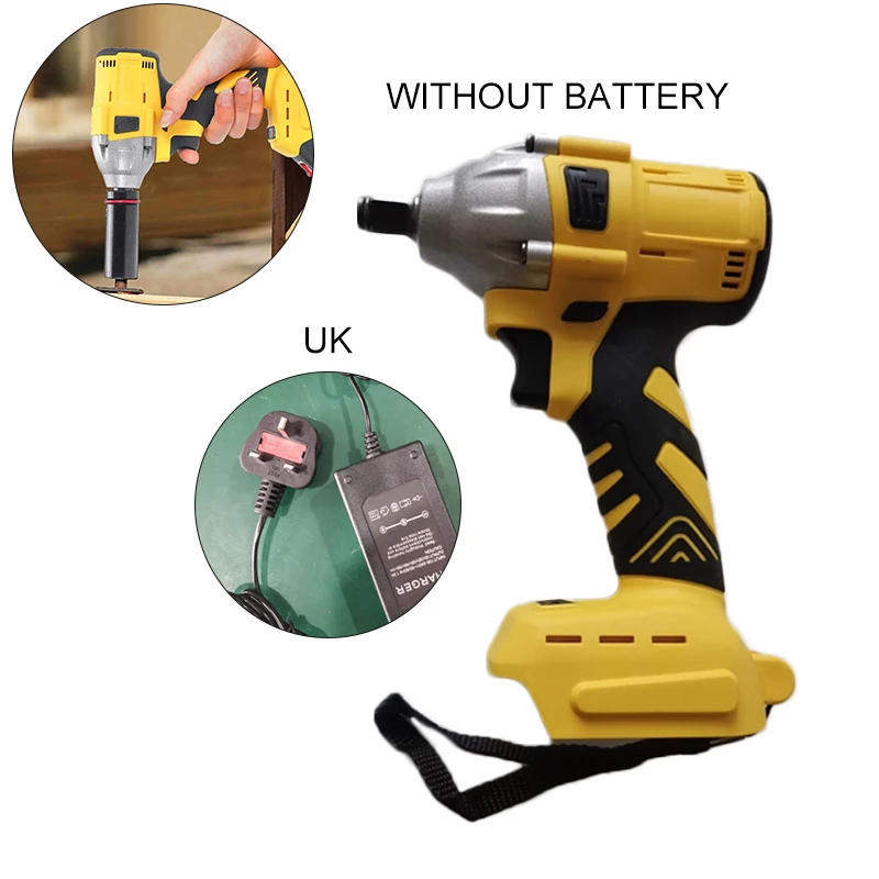 

158VF 530Nm 19800mah 1/2 Inch Wireless Impact Wrench Power Tool Without Battery