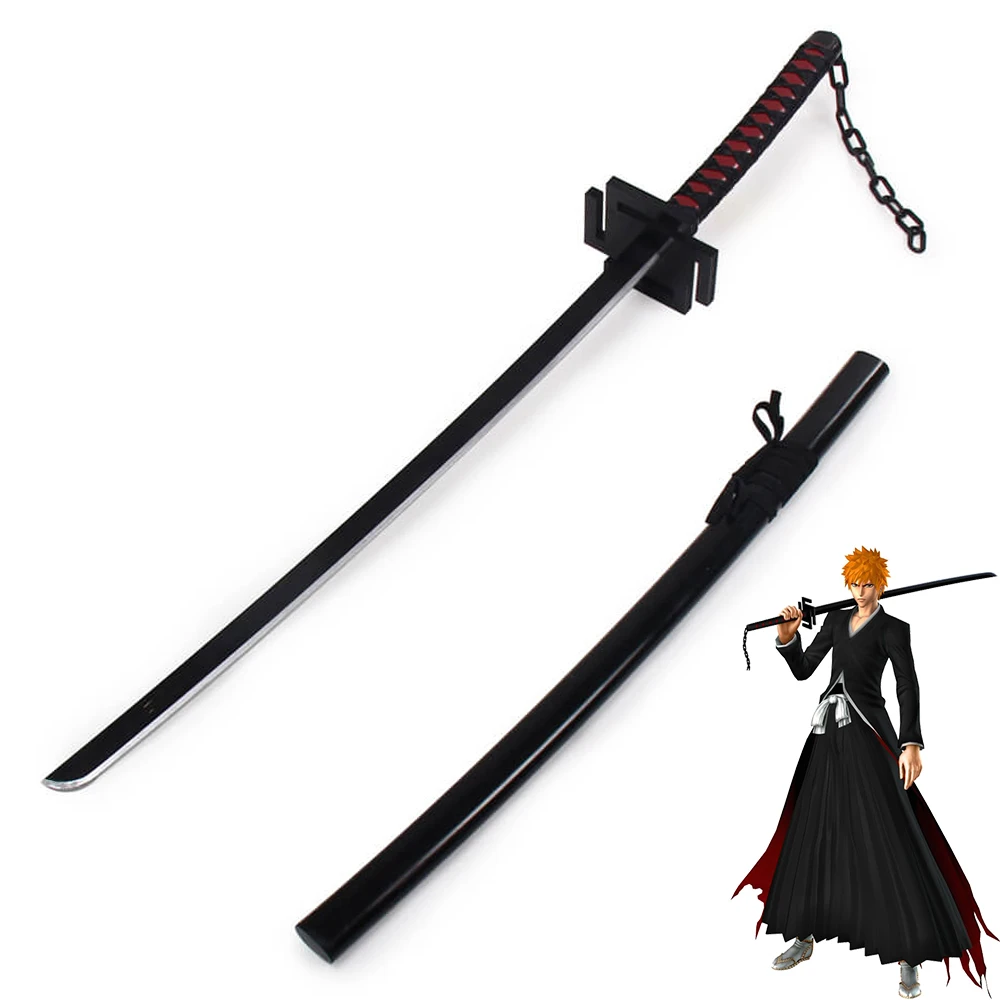 100cm Anime Cosplay Bleach Kurosaki ichigo sword Prop New moon Sword