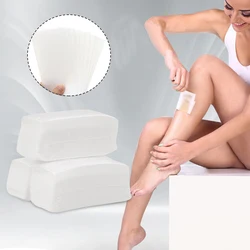 100 Pcs/bag Disposable Hair Removal Wax Paper Thicken Non-woven Fabric Epilator Wax Strip Paper Papers Smooth Skin Care Tool