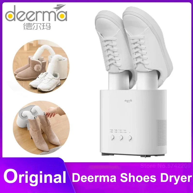 Deerma Shoes Dryer Sterilizer UV Shoe Dryer Intelligent Multi Function Retractable Dryer U shape Dry shoes For Shoes From Youpin|Shoe Racks & Organizers| - AliExpress
