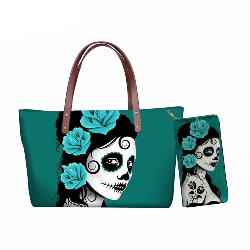 Gothic Sugar Girls Stampato Luxury Designer Women Handbag Totes Ladies Hand Bags Borsa Per La Spesa Femminile Borsa A Tracolla Di Grande Capacità