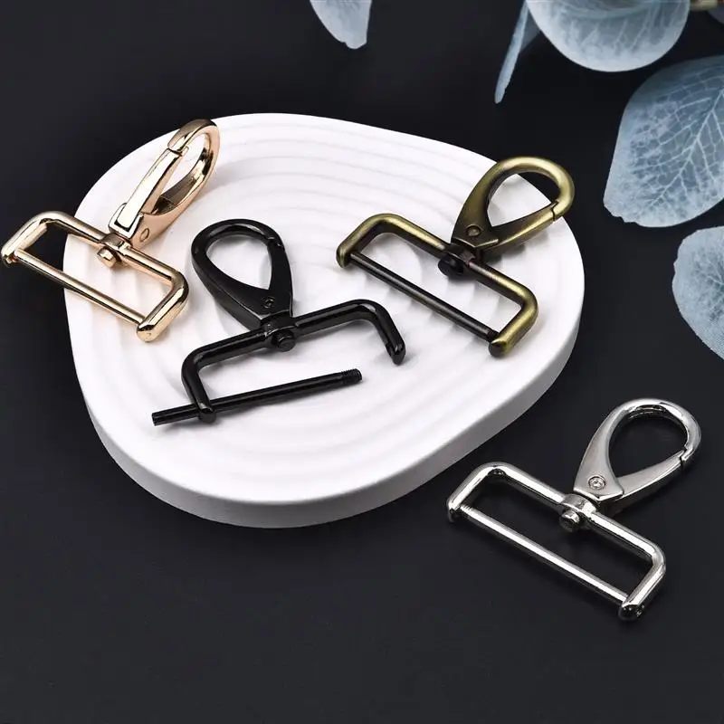 1pcs Metal Detachable Snap Hook Trigger Clips Buckles for Leather Strap/ Belt Keychain Webbing Pet Leash Hooks 5 Sizes images - 6