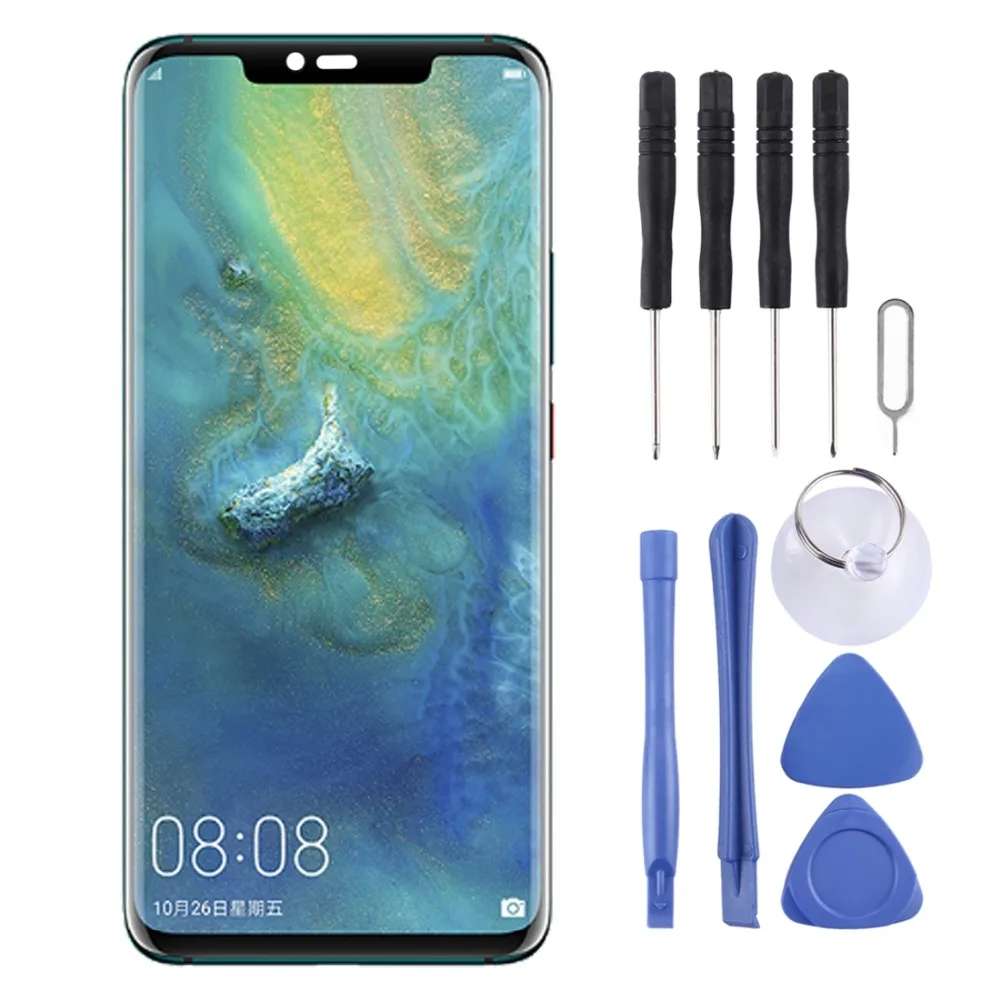 iPartsBuy LCD Screen and Digitizer Full Assembly with Frame for Huawei Mate 20 Pro