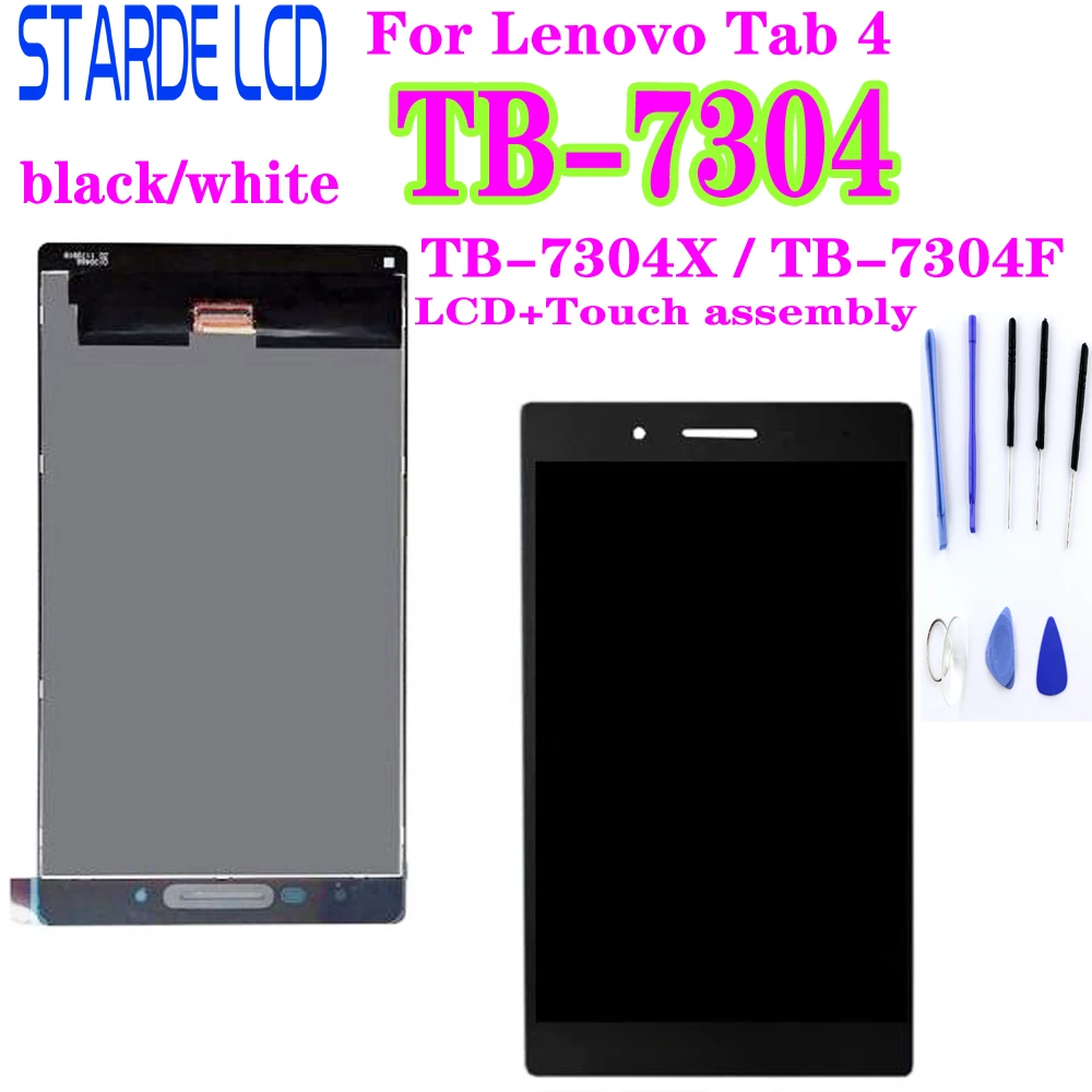 Для Lenovo IdeaTab 4 ТБ-7304X TB-7304F TB-7304 TB 7304X ЖК-дисплей 7304F сенсорный экран дигитайзер в
