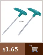 (OOTDTY) H5/H6 5 мм/6 мм Т-образная ручка Аллен гаечные ключи наконечник шестигранный ключ Ремонт ручного инструмента APR11_25