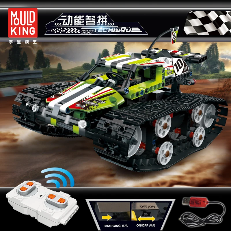 Плесень king 13023 13024 функция питания двигателя RC Гусеничный гонщик электрический автомобиль 42065 скоростной автомобиль строительный блок кирпичи модель игрушки