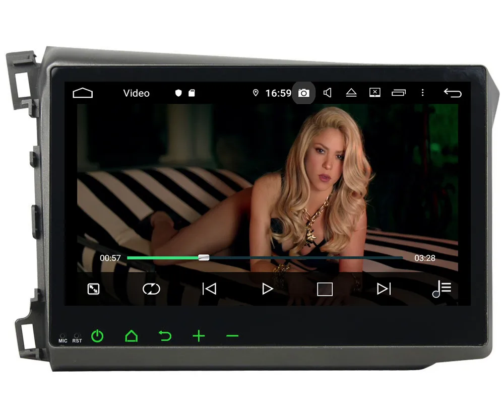 Klyde 10," ips 4G wifi Android 9,0 Восьмиядерный 4 Гб ОЗУ 64 Гб ПЗУ DSP BT автомобильный DVD мультимедийный плеер радио для Honda Civic 2011