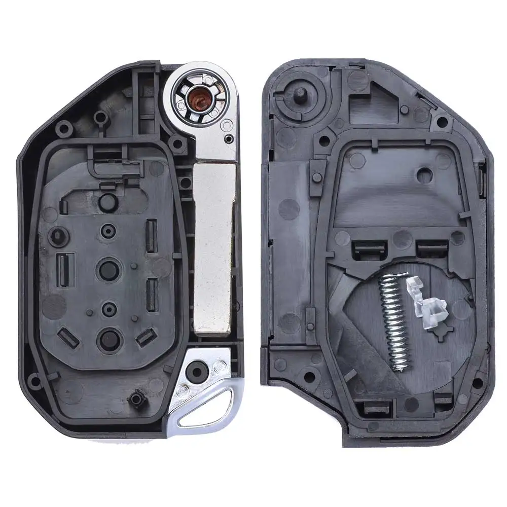 KEYECU откидная оболочка ключа дистанционного управления 3 кнопки Fob для Jeep Wrangler P/N: 682944aa OHT1130261