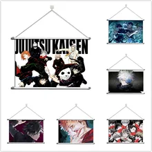 

Jujutsu Kaisen Gojou Satoru Itadori Yuuji Alloy Fabric Wall Poster Scroll