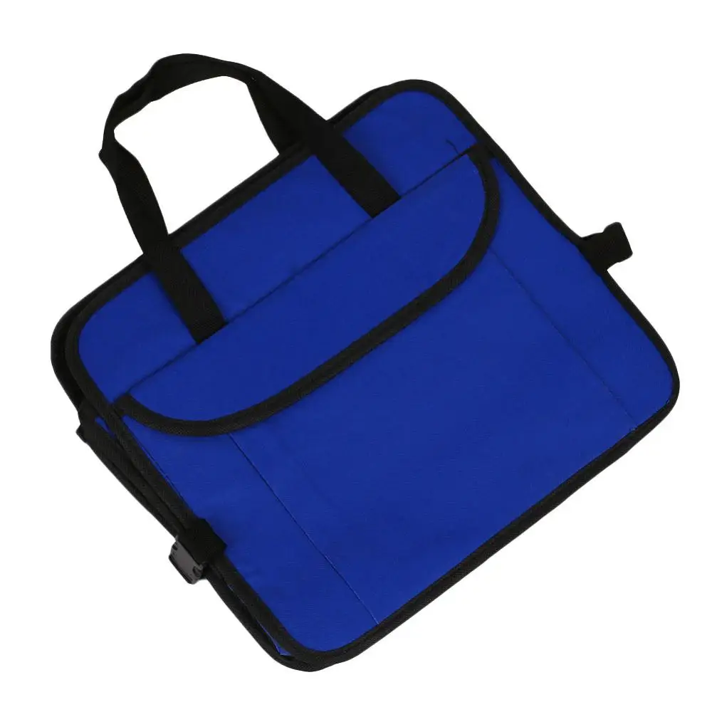  Vehemo Blue Oxford Box Foldable Bag Multifunction Storage Box Bag Heat Preservation Durable Portabl