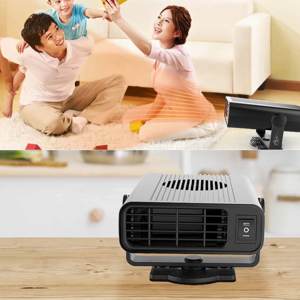 12/24V 500W Portable Auto Car Heater Defroster Demister