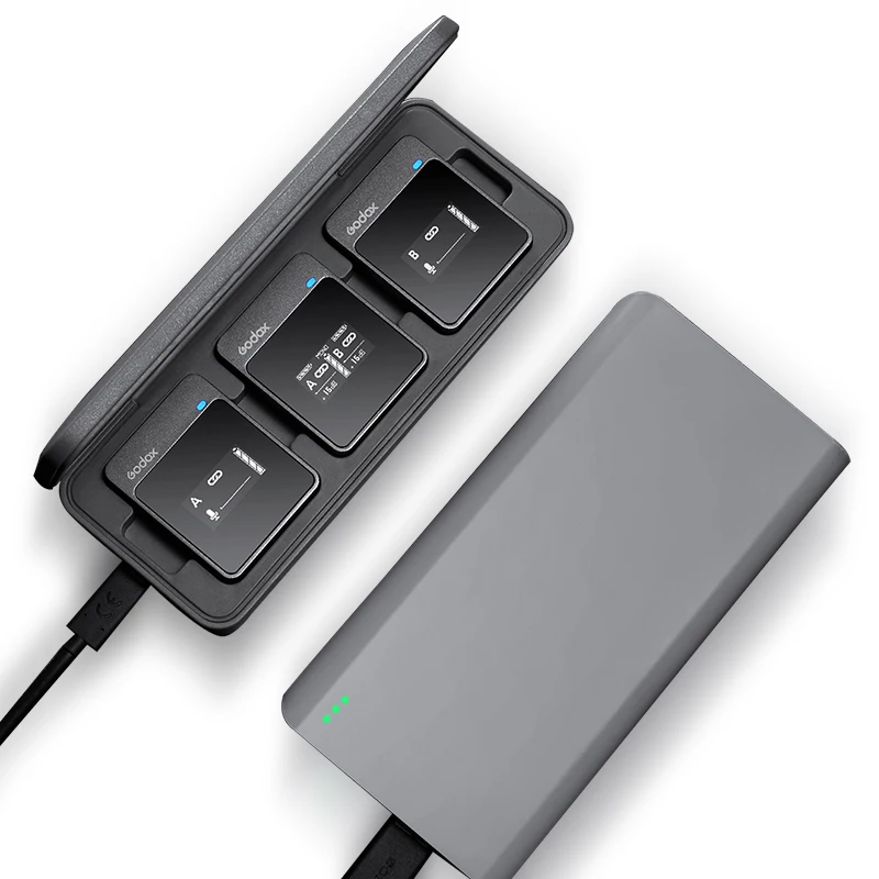 MoveLink M1 M2 2,4 GHz trådløs lavaliermikrofon til DSLR-kameraer, videokameraer, smartphones og tablets til YouTube_voghion.com