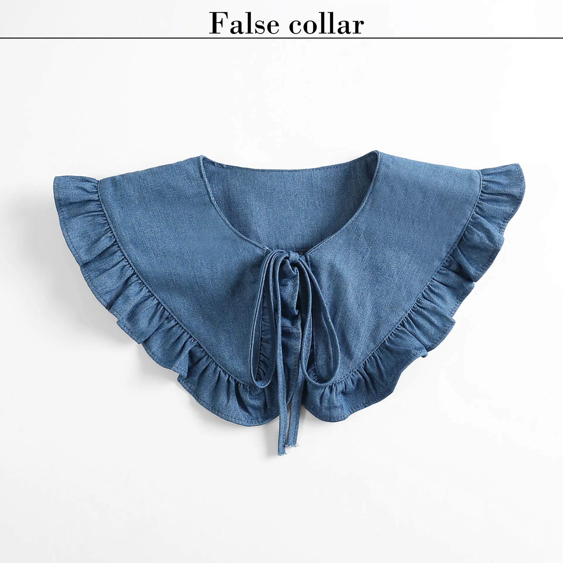 New Fashion Women White Lapel Fake Collar Shawl Cute Doll Collar Removable Detachable Shirt False Collar Lapel Blouse Top Decor
