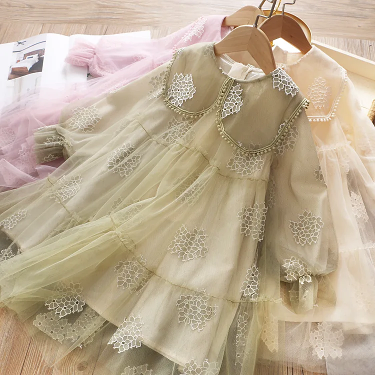 Детское платье-пачка с цветочным принтом и пышными рукавами; Новинка; весеннее платье принцессы для дня рождения; красивое цветное платье с оборками для девочек; одежда