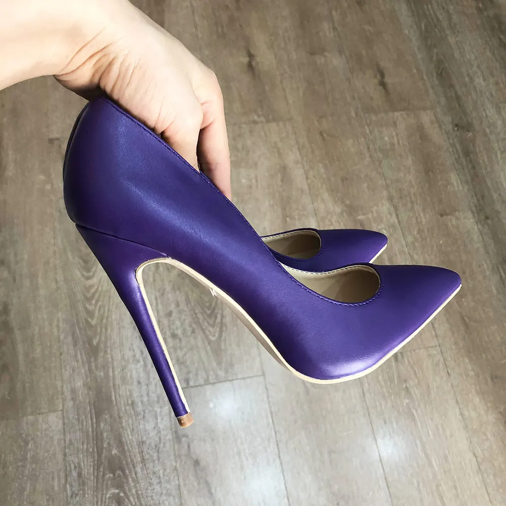 Purple Mat ankle strap Giaro 16cm high heeled Destroyer platform pumps -  Giaro High Heels | Official store - All Vegan High Heels