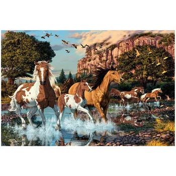 

DIY Diamond Painting Full of Crystals New Style Animal Horse Painting Horse AliExpress Wish Amazon Foreign Trade Manufacturers S