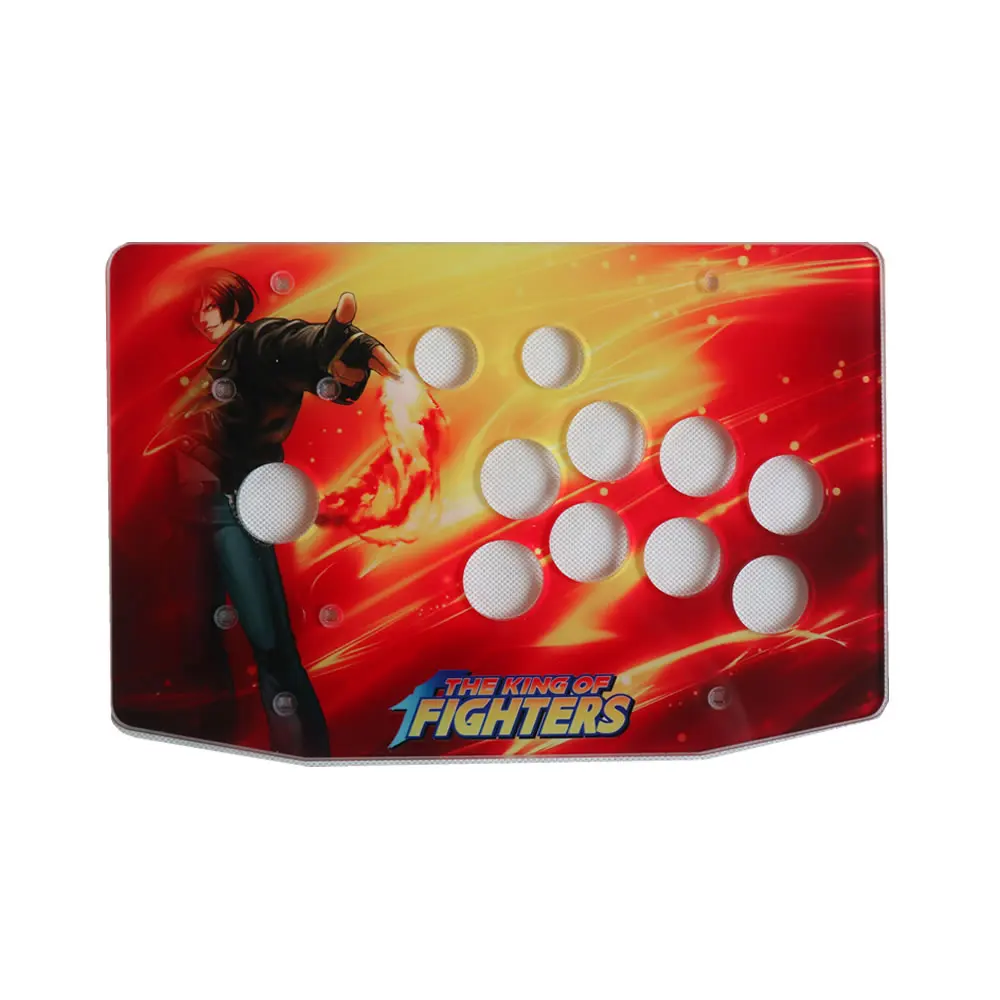 Acrílico Artwork Painel Flat Case Faça Você Mesmo Arcade Joystick Kits Rac-k500c 10 Botões Buraco - Image 2