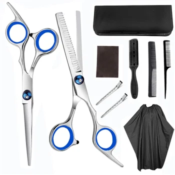 

Professional Hairdressing Scissors Kit 10/11 PCS Hair Cutting Scissors Hair Scissors Tail comb Hair Cape Hair Cutter Comb