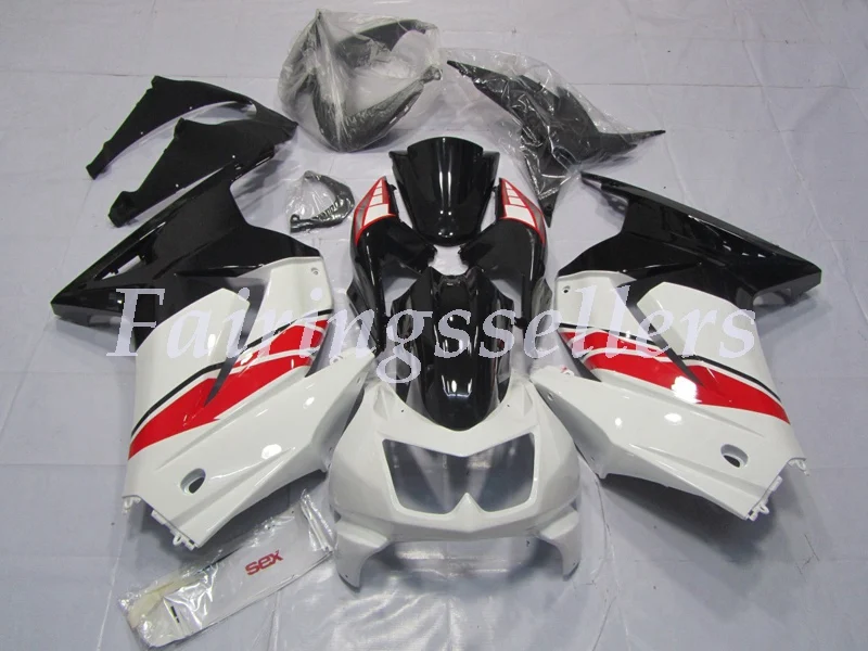 Yama Style Литье под давлением мотоцикл ABS Обтекатели комплект подходит для kawasaki Ninja 250R EX250 2008 2009 2010 2011 2012 2013 белый серебристый звезда - Цвет: Yama Style