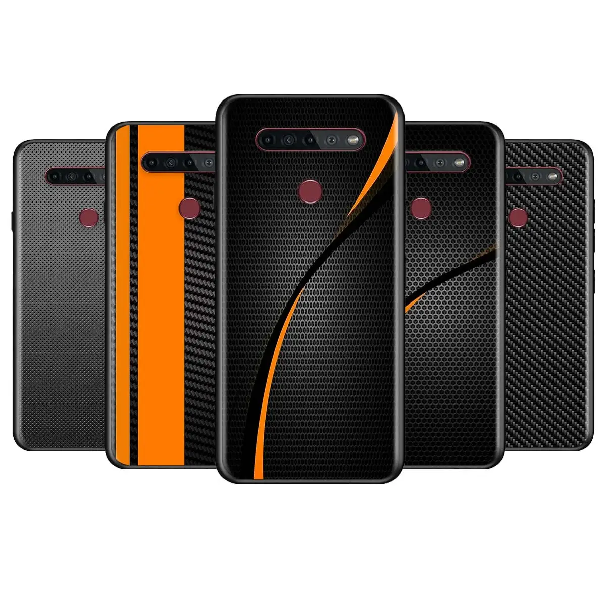 Автомобильное углеродное волокно для LG K92 K42 K22 K71 K61 K51S K41S K30 K20 2019 Q60 V60 V50 S V40 V30 G8S G8 X