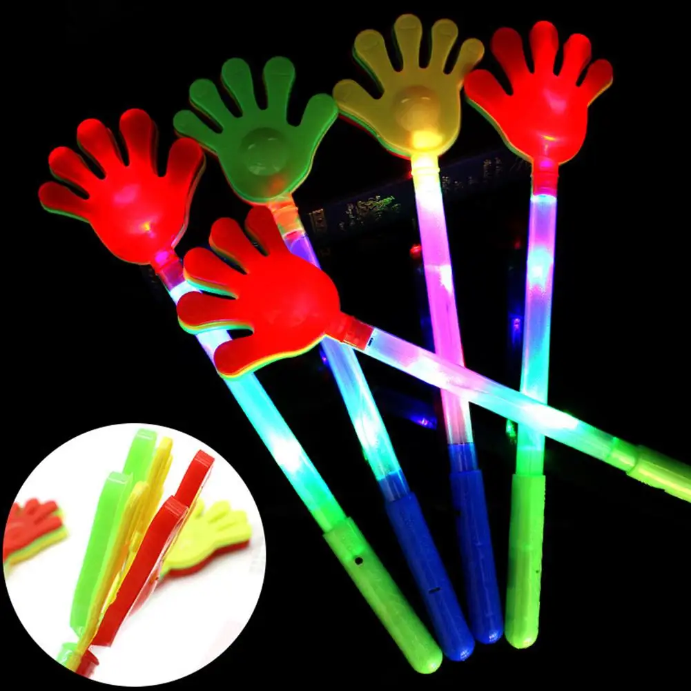 1 Pc/usb флеш светодиодный руки Clap световой хлопки детские игрушки вечерние концерт принадлежности для детей, для мальчиков и девочек; подарки на