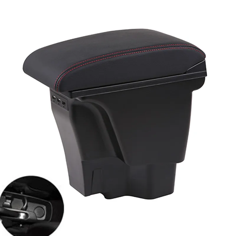 

for Kia Rio III armrest box Kia Rio 3 central Store content box cup holder 2012-2016 Automotive retrofit accessories