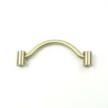 Напрямую от производителя в китайском стиле винтажная твердая тонкая медная ручка дуговое кольцо-нажимная ручка для шкафа шкаф ящик простой