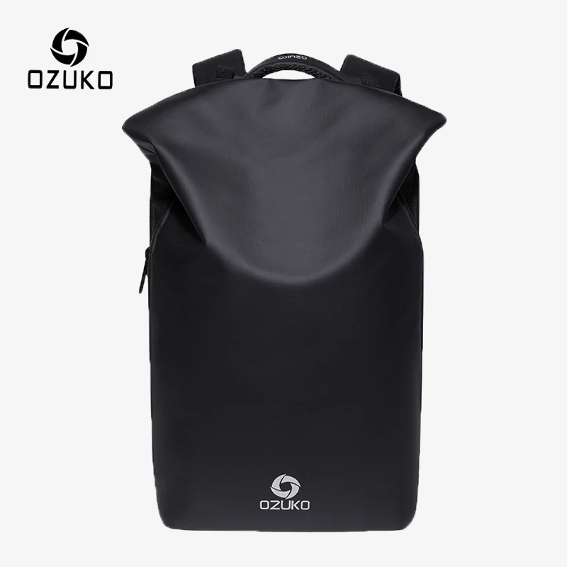 OZUKO 15 6 дюймов мужской рюкзак для ноутбука usb зарядка водонепроницаемый модная