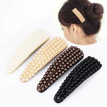 Винтажные женские боковые заколки для волос, имитирующие шпильки с жемчугом ручной работы, заколки для девочек, BB заколки для волос, аксессуары для укладки волос