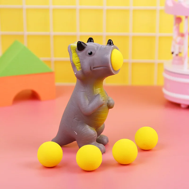 Игрушки животные, мячи для игры в мяч, Детские мячи для развлечений, Игрушки для маленьких мальчиков, модные игрушки для детей - Цвет: Rhinoceros