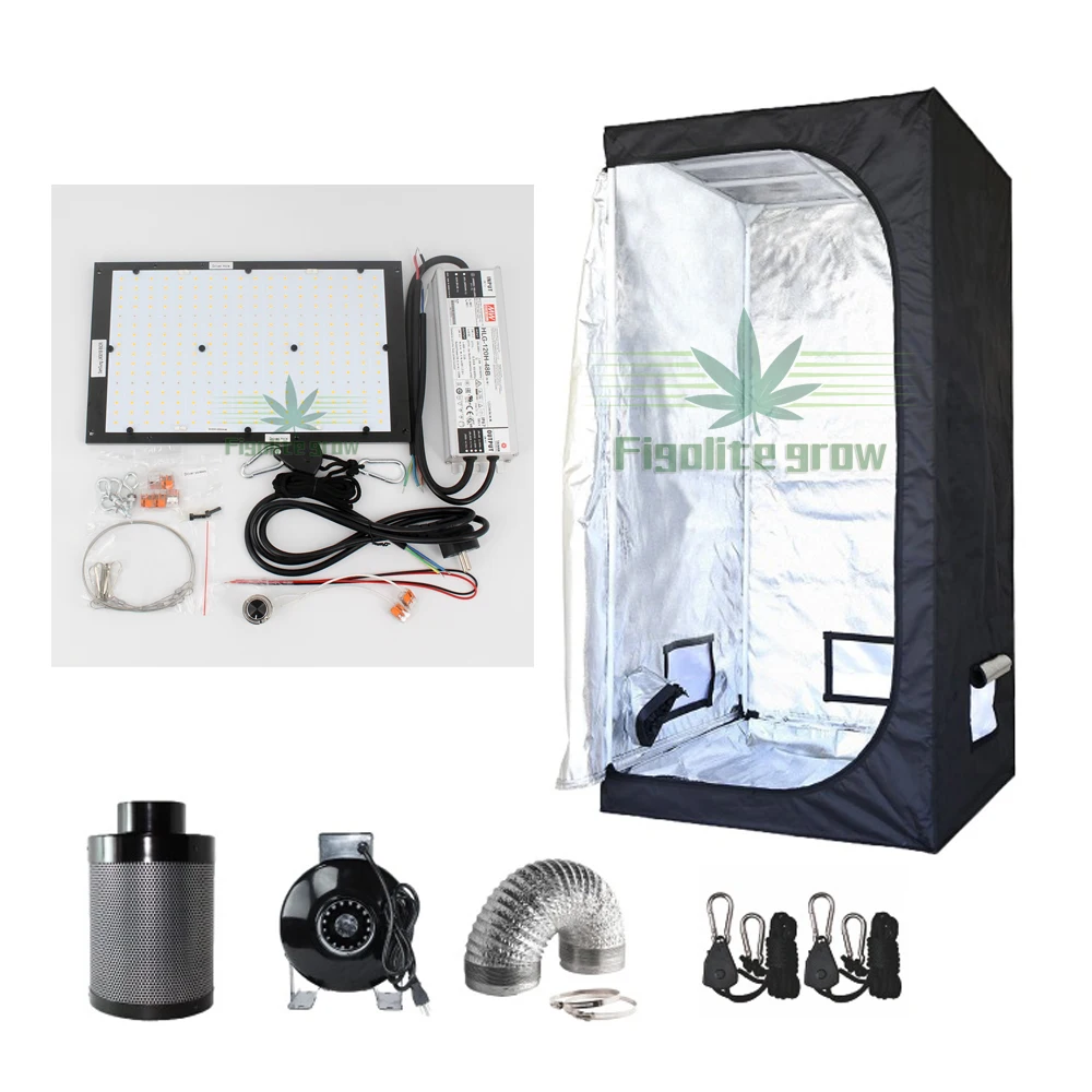 

Hydroponic 80*80*160cm quantum board LED Grow light Kit System