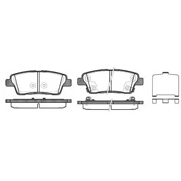 Колодки тормозные дисковые задние Kia Quoris HYUNDAI-KIA 583023M