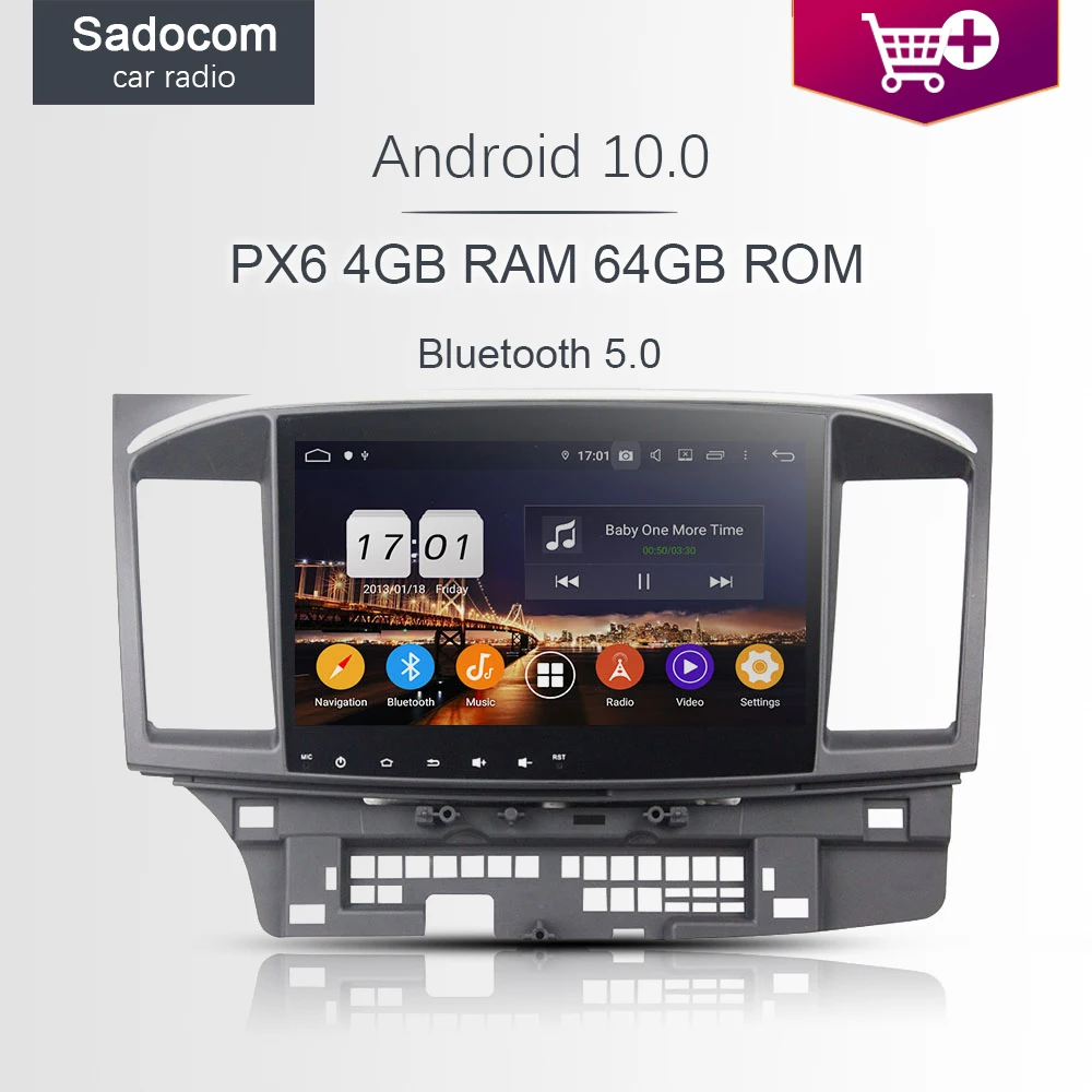 10 1 &quotDSP PX6 2 din Android 0 4 ГБ ОЗУ + 8 ядер автомобильный dvd-плеер GPS карта RDS Авторадио