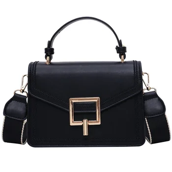 

Retro bag women's 2020 new lady embroidered handbag sells fashion wide-shouldered strappy satchel